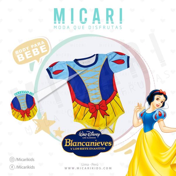 Body de Blanca Nieves